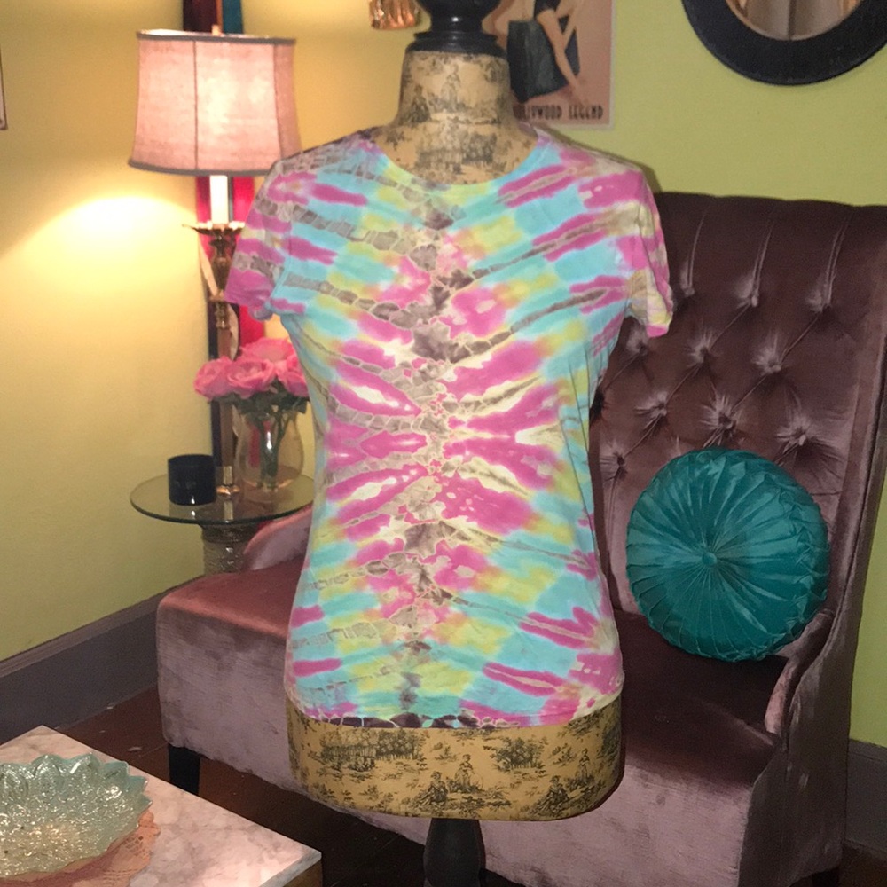 Lucky Brand tie dye tee shirt
